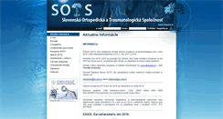Desktop Screenshot of ortopedia.sk