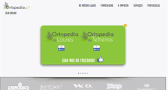 Desktop Screenshot of ortopedia.pt