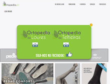 Tablet Screenshot of ortopedia.pt