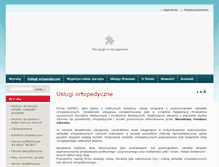 Tablet Screenshot of ortopedia.waw.pl